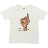 "Free Range" Chicken Hiking shirt for Little Explorers