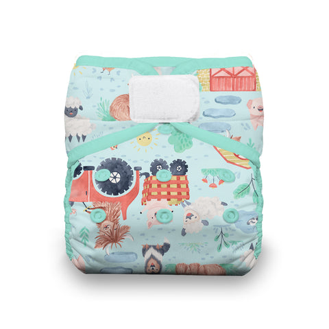 Thirsties Natural One Size Pocket Diaper - Hook & Loop