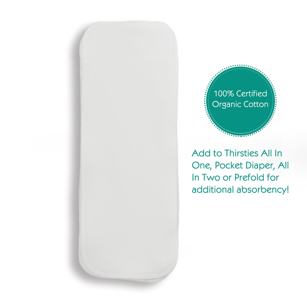 Thirsties Organic Cotton Doublers 3 pks