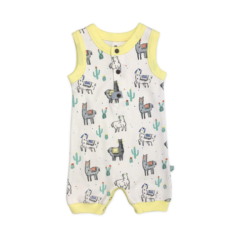 Finn & Emma Llama Tank Romper