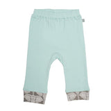 Finn & Emma Gossamer Green Pants with Elephant Trim