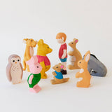 Kanga Wooden Figure