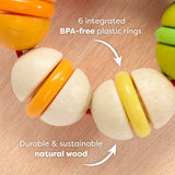 Rainbow Rattle Grasping and Teething Toy