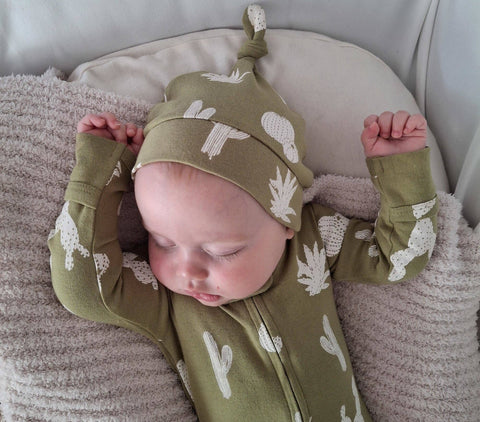 Sage Cactus | Organic Knotted Hat