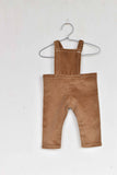 Woolgrass Farm Florette the Fox doll - Corduroy Overalls - Handmade Doll