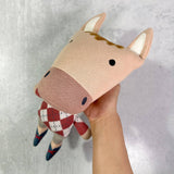 Jordan - Organic Cotton Knit Stuffed Horse