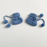 Organic Hand-Knit Baby Bootie (Machine Washable)