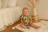 Sage Cactus | Organic Short Sleeve Coverall