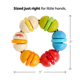 Rainbow Rattle Grasping and Teething Toy
