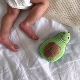 Organic Baby Toy - Avocado Rattles (Handmade)