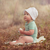 Organic Baby Toy - Handmade Baseball Rattle