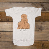 Silkie Chicken "cluck" Baby Body Suit
