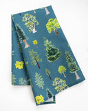 Trees Tea Towel - Organic Cotton Kitchen Towel