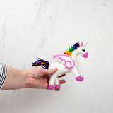 Wool Felt Rainbow Unicorn Pegasus