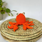Knit Buddy organic toy  | Sunny the Crab