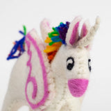 Wool Felt Rainbow Unicorn Pegasus