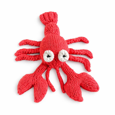 Knit Buddy organic toy buddy | Lou the Lobster