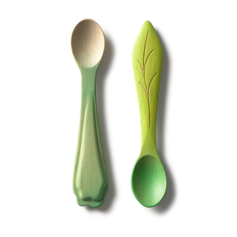 Leek and Kale Spoons