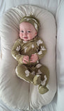 Sage Cactus | Organic Zipper Footie