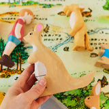 Kanga Wooden Figure