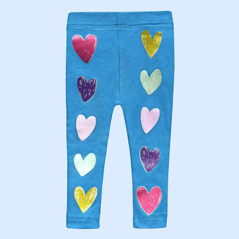 Organic Kids Heart Leggings