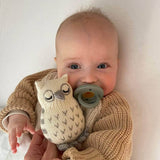 Baby Rattle Toy - Owl Rattle (Handmade)