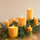 Pure Beeswax Pillar Candles – Eco-Friendly, Handmade in CO