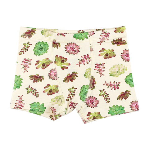 Buttercream Succulents | Kids' Organic Boxers