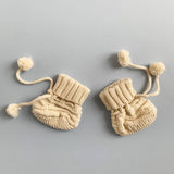 Organic Hand-Knit Baby Bootie (Machine Washable)