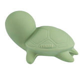 Turtle Natural Organic Rubber Teether, Rattle & Bath Toy