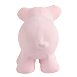 Pig Natural Organic Rubber Teether, Rattle & Bath Toy