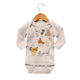 Chicken Breeds Farm Baby Body Suit