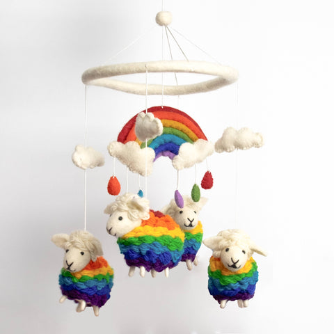 Mobile - Rainbow Sheep