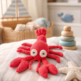 Knit Buddy organic toy buddy | Lou the Lobster