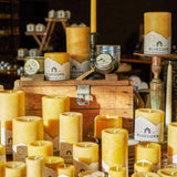Pure Beeswax Pillar Candles – Eco-Friendly, Handmade in CO
