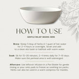 Mother’s Mend Postpartum Sitz Bath & Peri Bottle Herbs