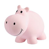 Hippo Natural Organic Rubber Teether, Rattle & Bath Toy