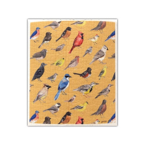 Birds Sponge Cloth - Eco-Friendly Cellulose Dish Cloth