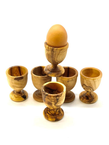 Olive Wood Egg Cups