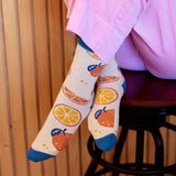 Socks that Plant Trees (Beige Oranges)