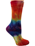 She's A Rainbow Tie Dye Organic Cotton Crew Socks