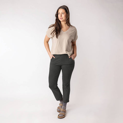 Organic Cotton - Cropped Flare Pant