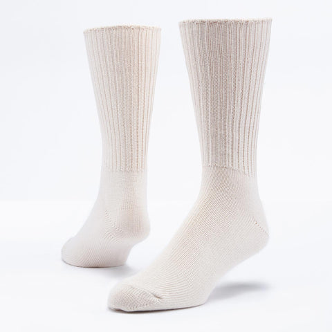 Organic Cotton Allergy Crew Socks - 99.8% Organic Cotton
