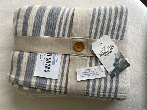 Swan's Island Penobscot Wool & Cotton Blankets