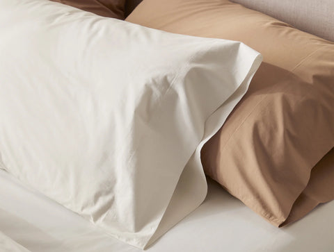 Relaxed Coyuchi Sateen Sheets