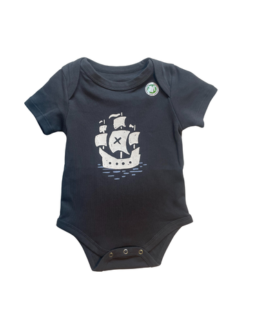Organic Cotton Pirate Ship Onsie