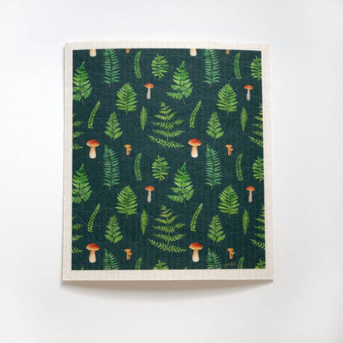 Ferns Sponge Cloth - Eco-Friendly Cellulose Dish Cloth