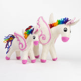 Wool Felt Rainbow Unicorn Pegasus