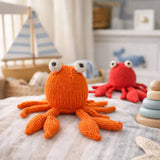 Knit Buddy organic toy  | Sunny the Crab