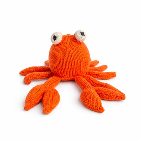 Knit Buddy organic toy  | Sunny the Crab